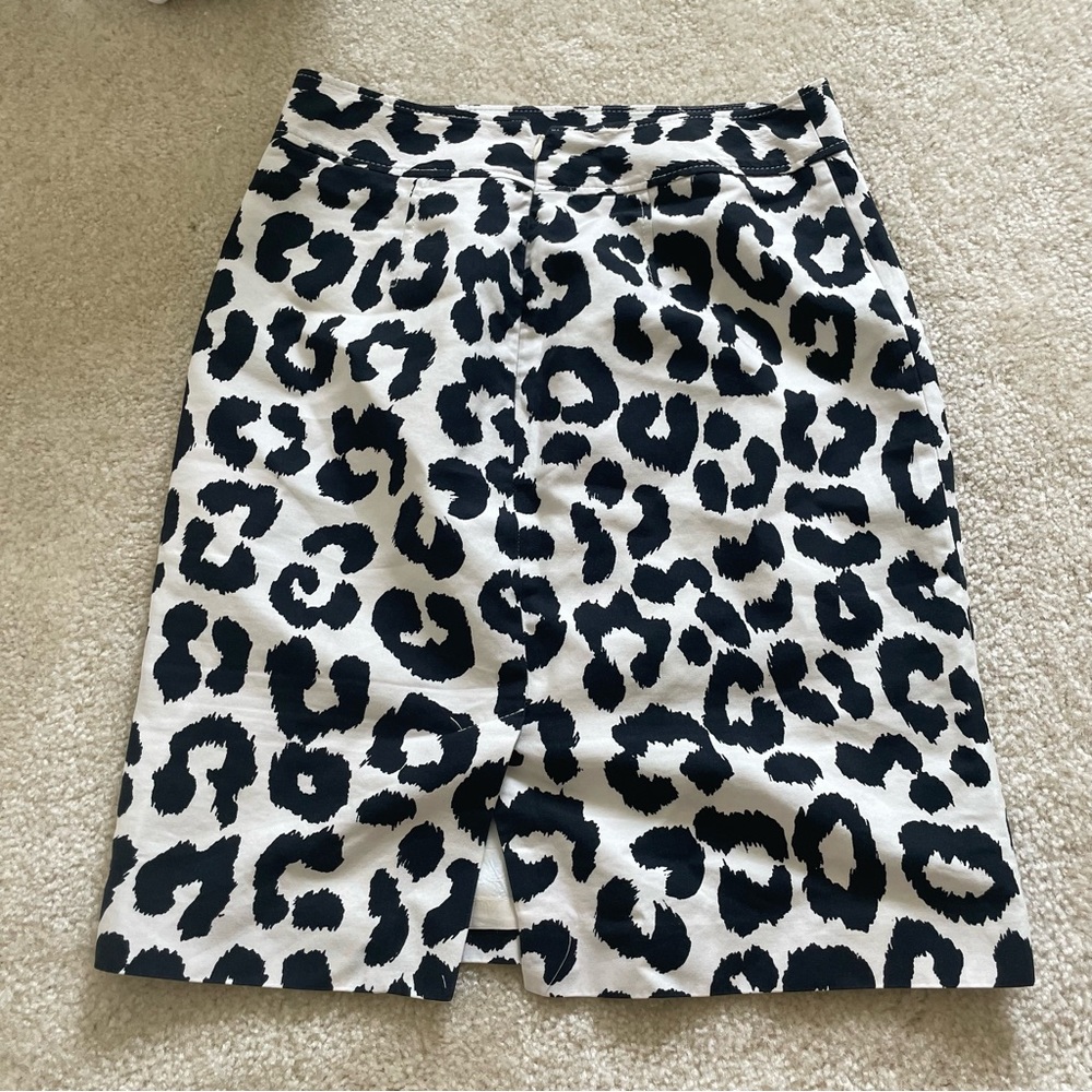 LOFT leopard pencil skirt - Picture 3 of 5